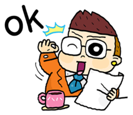 Funny Reporter sticker #13486266