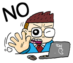 Funny Reporter sticker #13486267