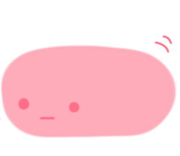 pink ball sticker #13486430