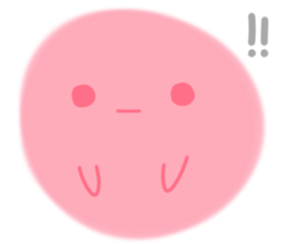 pink ball sticker #13486431
