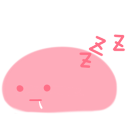 pink ball sticker #13486434