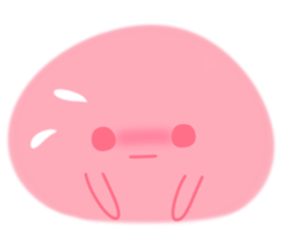 pink ball sticker #13486439