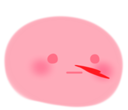 pink ball sticker #13486444