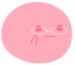 pink ball sticker #13486449