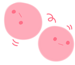pink ball sticker #13486451