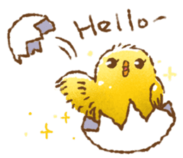 Golden chick(English ver.) sticker #13486663