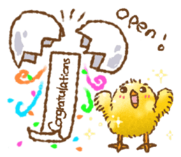 Golden chick(English ver.) sticker #13486666