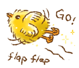 Golden chick(English ver.) sticker #13486675