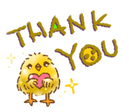 Golden chick(English ver.) sticker #13486701