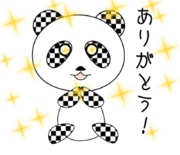 Panda running! sticker #13486744