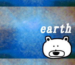 Rising sun with bear sticker #13487030