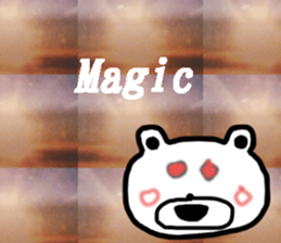 Rising sun with bear sticker #13487033