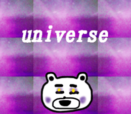 Rising sun with bear sticker #13487036