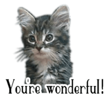 Picture of the kitten English version sticker #13487266