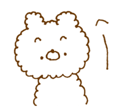 Fluffy has been bear sticker #13487392