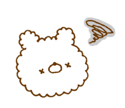 Fluffy has been bear sticker #13487403