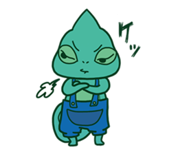 Chameleon sticker sticker #13487797