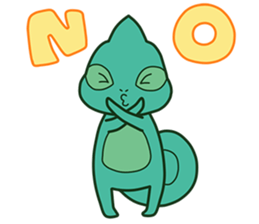 Chameleon sticker sticker #13487805