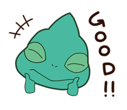 Chameleon sticker sticker #13487814