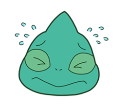 Chameleon sticker sticker #13487816