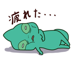 Chameleon sticker sticker #13487821