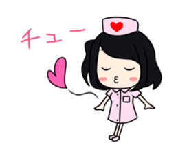 Pretty nurse Sticker 1 sticker #13488001