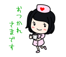 Pretty nurse Sticker 1 sticker #13488006