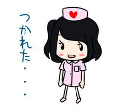 Pretty nurse Sticker 1 sticker #13488010