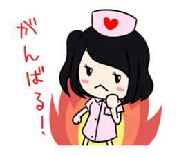 Pretty nurse Sticker 1 sticker #13488011