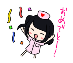 Pretty nurse Sticker 2 sticker #13488065