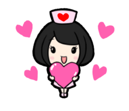 Pretty nurse Sticker 2 sticker #13488067