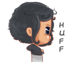 The Little HITAM sticker #13488168