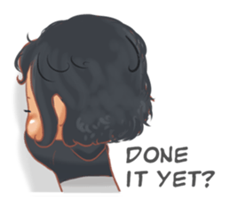 The Little HITAM sticker #13488170