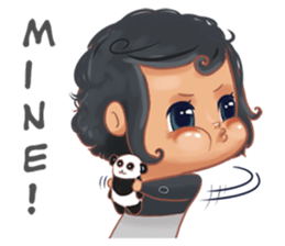 The Little HITAM sticker #13488172