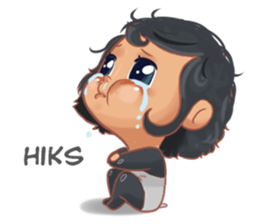 The Little HITAM sticker #13488173