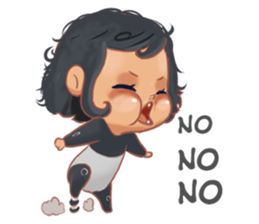 The Little HITAM sticker #13488174