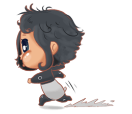 The Little HITAM sticker #13488176