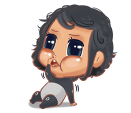 The Little HITAM sticker #13488179