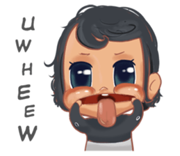 The Little HITAM sticker #13488180