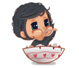 The Little HITAM sticker #13488188