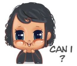 The Little HITAM sticker #13488191