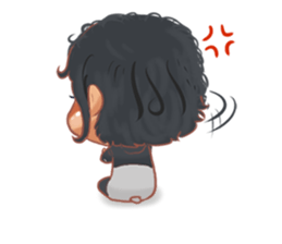 The Little HITAM sticker #13488196