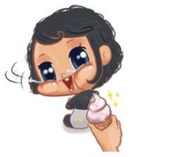 The Little HITAM sticker #13488197