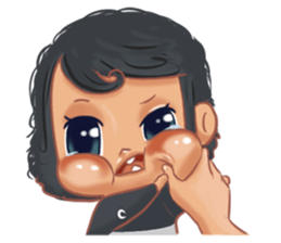 The Little HITAM sticker #13488198