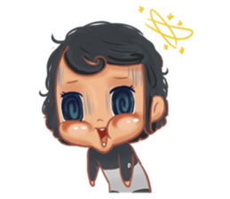 The Little HITAM sticker #13488199