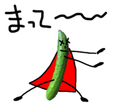 cucumber man 2 sticker #13488231