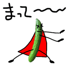 cucumber man 2 sticker #13488231