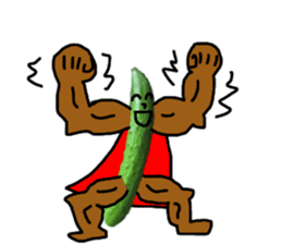 cucumber man 2 sticker #13488245