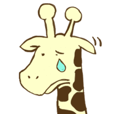 Pastel Giraffe sticker #13488588