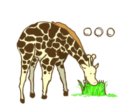 Pastel Giraffe sticker #13488589